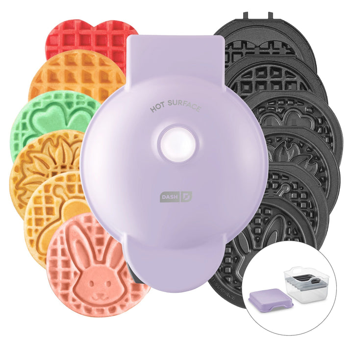 MultiMaker® Mini System with Removable Plates: Waffle & Griddle K4